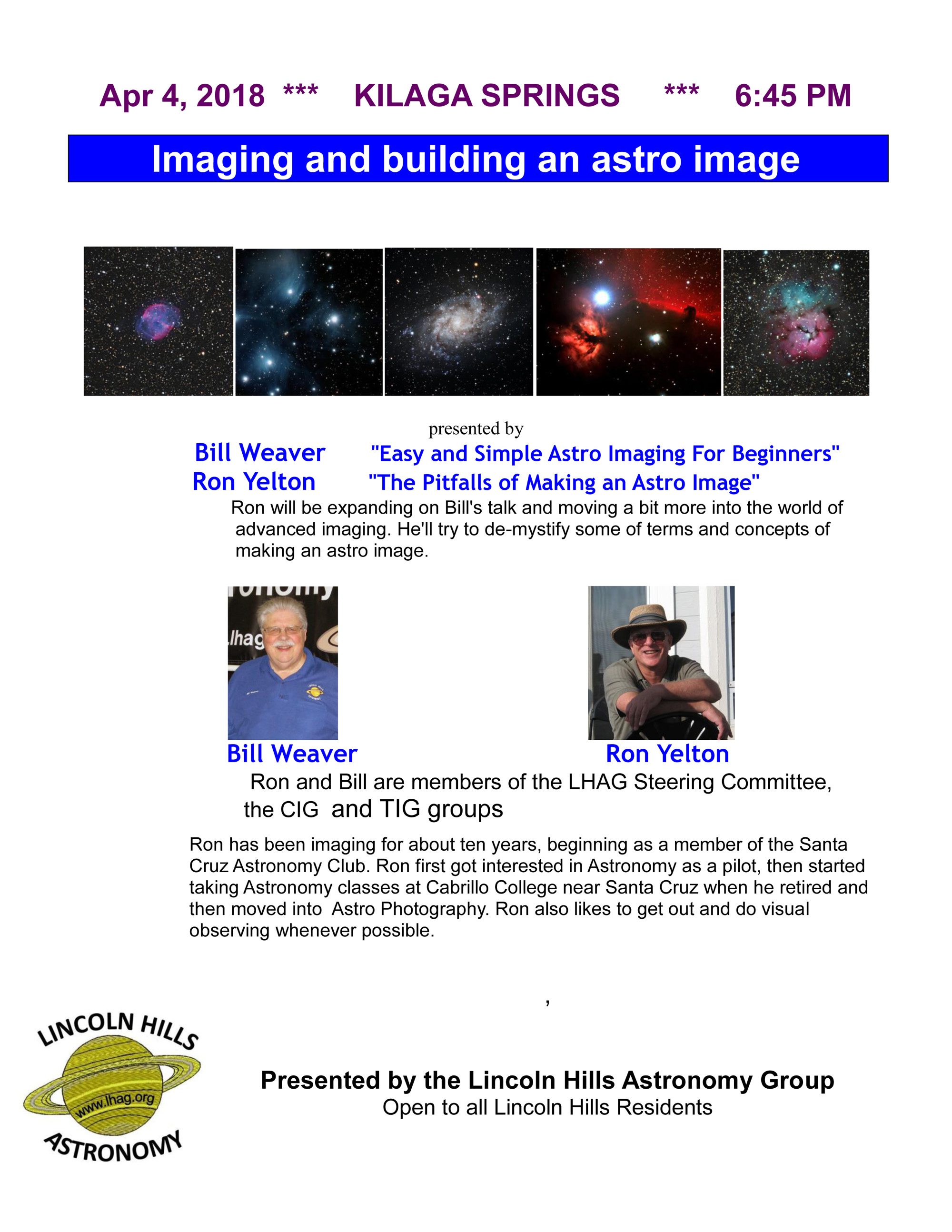 Lincoln Hills Astronomy Group